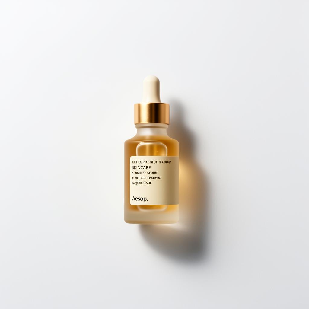 UNI GLO premium radiance serum in a frosted glass dropper bottle